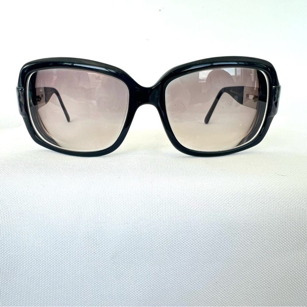 JIMMY CHOO Italy Essie ZP2 BD Rectangle Lenses Leopard w Silver Frame Glasses - Picture 6 of 15